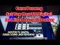 Cara Pasang Mixer Ampli Subwoofer ke STB DVB-T2 Advance A01 TV Digital Dengan Mudah 2023