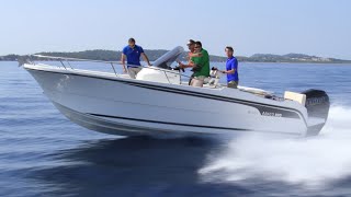 OCQUETEAU - ABACO 800 OUTBOARD PRESENTATION - 50 knots comfortably !