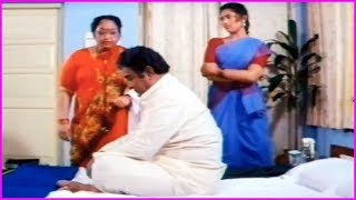 Meena Making Fun With Kaikala Satyanarayana - Allari Pilla Movie Scenes