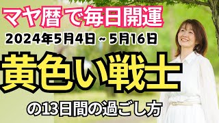 【マヤ暦で開運】黄色い戦士の13日間の過ごし方