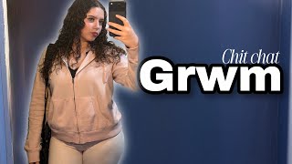 Chit chat GRWM: trying to get out of survival mode, honest life updates + spending time with the fam