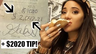 I TIPPED $2,020 TO THE PIZZA GUY ♡