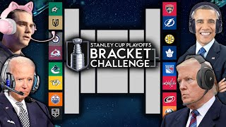 US Presidents Make Their 2024 NHL Stanley Cup Playoffs Bracket Challenge