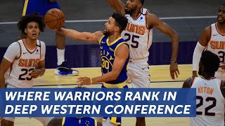Where do Warriors rank in a stacked Western Conference? | Dubs Talk | NBC Sports Bay Area
