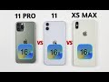 iPhone 11 Pro Vs iPhone 11 Vs iPhone Xs Max - SPEED TEST(2023)