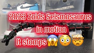 2023 Zoids Seismosaurus in motion (less than a minute video)