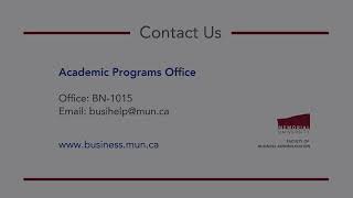 Business One | Applying for undergraduate #MUNBusiness programs