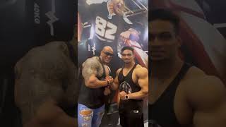 Tow Indian 🇮🇳 Bigest Popular Bodybuilder 😱 नाम है तो इजत है  Sunit Jadhav Mitte Pablic Palec #short