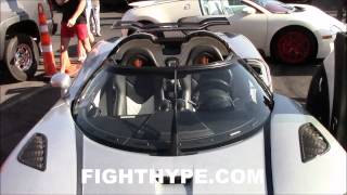 CLOSE-UP VIEW OF FLOYD MAYWEATHER'S NEW $4.8M KOENIGSEGG CCXR TREVITA