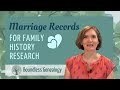 Many Marriage Records for Your Family History Research