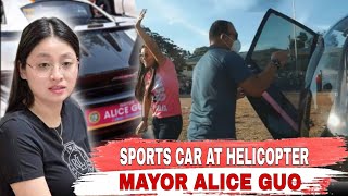 MAYOR ALICE GUO GANITO PALA KAYAMAN. MAMAHALING SPORTS CAR AT HELICOPTER NI MAYOR ALICE GUO.