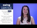 swing basic verbs learn english grammar