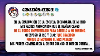 En la graduación de la escuela secundaria de mi hijo, mis padres anunciaron que se harían cargo...