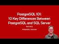 PostgreSQL 101 Webinar Comparing SQL Server and PostgreSQL - Q&A Session | Redgate