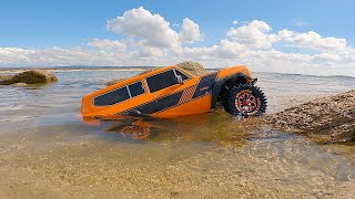 Orange RedCat Gen8 Water Mud Rock RC Crawling