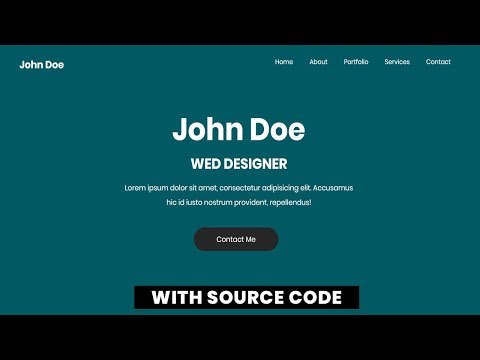 Simple HomePage Design with Background Color Animation | Beginner's Tutorial Simple HomePage Design with Background Color Animation | Beginner's Tutorial