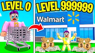 Can We Build A MAX LEVEL ROBLOX WALMART TYCOON!? (ESCAPE WALMART OBBY!)