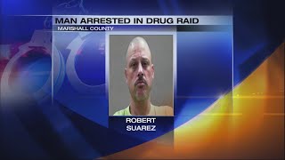 Marshall County: Man arrested in drug raid, 14yr old son tests positive for drugs