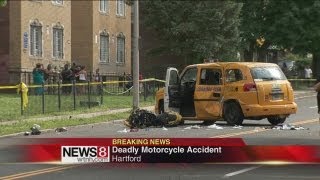 Motorcyclist killed in Hartford crash