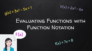 Evaluate Functions Using Function Notation