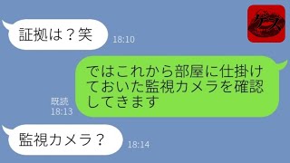 【LINE】自宅の監視カメラに無断侵入する姑の姿が！→姑の秘密を握ってしまい、顔面真っ青に...w