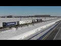 *sneeuw* doorkomst br189 189 983 met intermodaal sbb cargo bij betuweroute herwijnen