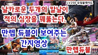 [한자]LV250 만렙듀블이 보여주는 킬러듀블간지 [한자플스토리]