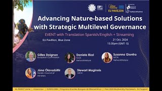 Advancing Nature based Solutions with Strategic Multilevel Governance - NetworkNature at CBD COP 16