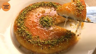 Kunafa without Oven❤️ Creamy Kunafa *ORIGNAL* Arabic Kunafa with homemade dough❤️