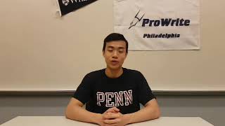 ProWrite: Intro to Wharton Student Jacob