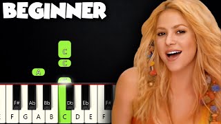 Waka Waka - Shakira | BEGINNER PIANO TUTORIAL + SHEET MUSIC by Betacustic