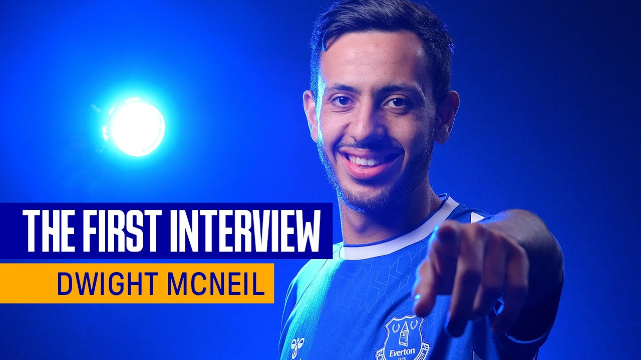 DWIGHT MCNEIL Signs For Everton! | First Interview With New Blues ...