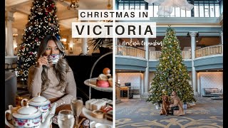 A CHRISTMAS TRIP TO VICTORIA, BC | Fairmont Empress Dog-Friendly Stay \u0026 Festive Things To Do