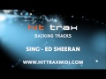 Sing (in the style of) Ed Sheeran (MIDI Instrumental karaoke backing track)