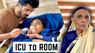 ICU to ROOM 😢 മംഗലത്ത് ഉമ്മ REACTED 😳