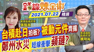 【錢線煉金術】航運破底要殺低？鄭州水災短線衝蘋果供應鏈？鴻海今除息4元股價逆勢漲 台積電赴日傳2023年投產(CC字幕)@中天財經頻道CtiFinance  精華版