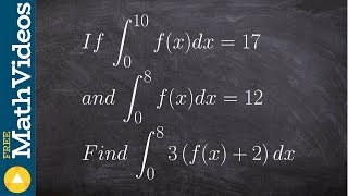 Find the integral given a partial and full integrand