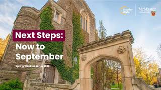 Spring Webinar Series 2026 - Next Steps: Now to September