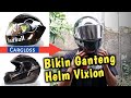 Modifikasi Helm Full Face Yamaha | Helm Yamaha Cargloss Auto ganteng