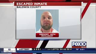 Loxley Work Release inmate escape