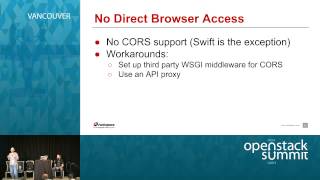 The Good and the Bad of the OpenStack REST APIs