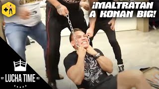 ¡Ivan Rokov ataca en vestidores a Konan Big con una silla y una cadena!