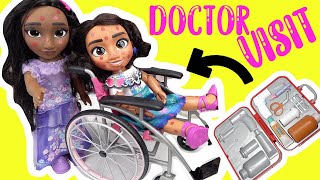 Disney Encanto Mirabel and Isabela Dolls Go To Hospital for Doctor Visit