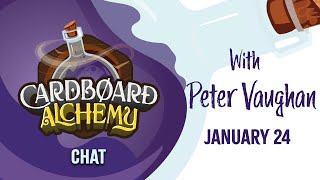 Cardboard Chat with Peter Vaughan 1/24: Chat to a Board Game Publisher!