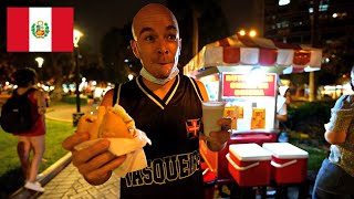 Trying famous PERUVIAN SANDWICHES! 🇵🇪 (is it good?)