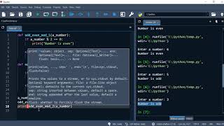 Python 35: Find odd/even numbers using the modulus operator.