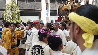 令和元年　新宿　花園神社　例大祭　連合神輿渡御　新宿園　2019.5.26 Shinjuku Hanazono Jinja