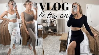 TRY ON \u0026 MEAL PREP VLOG! | ft. WISKII \u0026 Chicwish