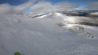 Dropping The Cliff at Big White