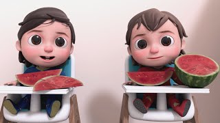 Johny Johny Yes Papa Fruits Song -3D Nursery Rhymes a Songs for Kids ABCkidtv